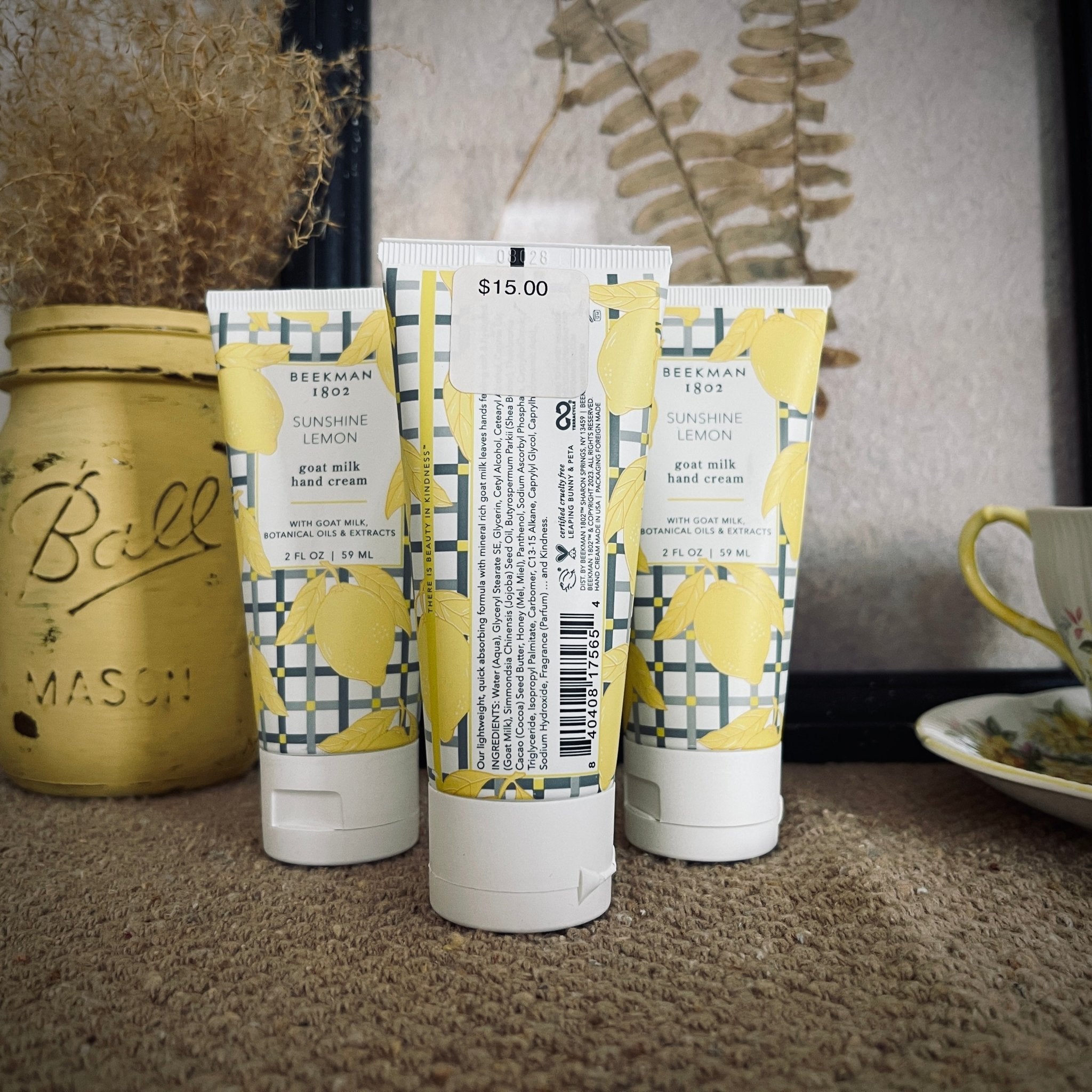 Goat Milk Hand Cream - Sunshine Lemon - 2oz – Home & Garden by The Olde 1840