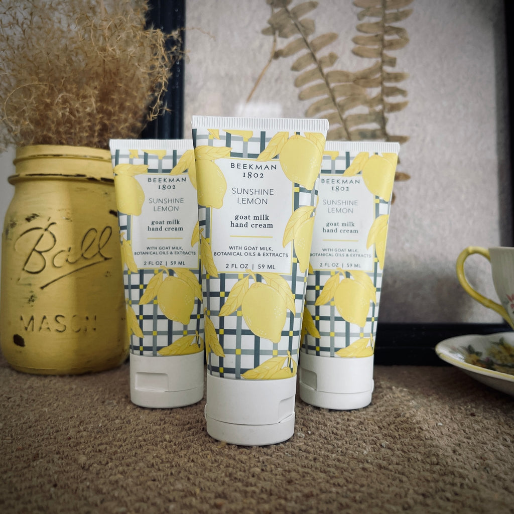 Goat Milk Hand Cream - Sunshine Lemon - 2oz – Home & Garden by The Olde 1840