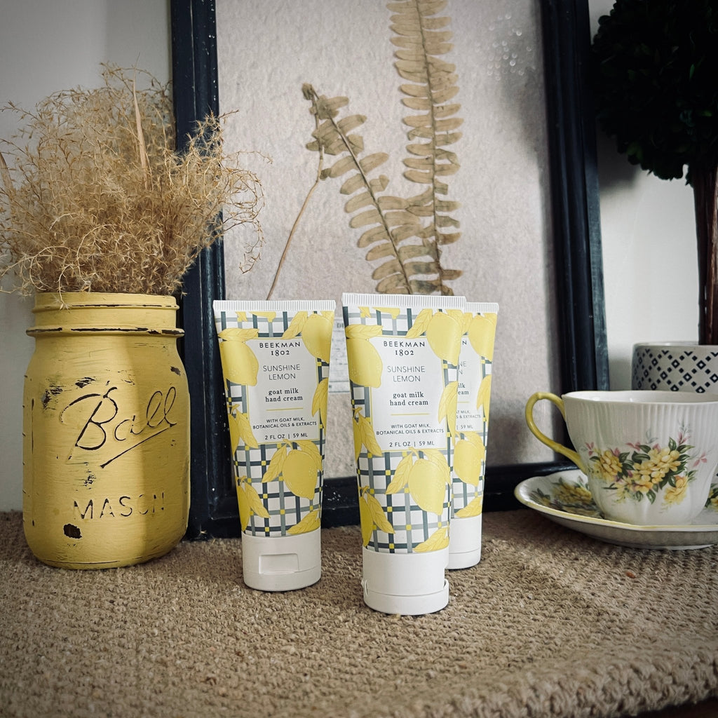 Goat Milk Hand Cream - Sunshine Lemon - 2oz – Home & Garden by The Olde 1840
