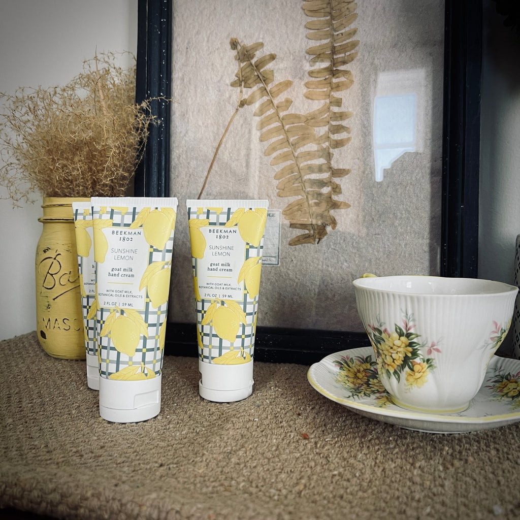 Goat Milk Hand Cream - Sunshine Lemon - 2oz – Home & Garden by The Olde 1840