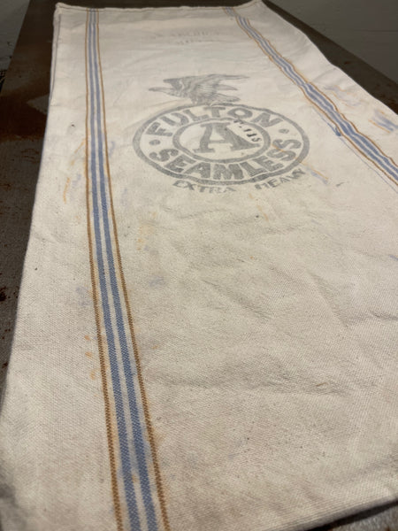 Vintage Fulton “A” Seamless Pan-American Timothy Seed Grain Sack