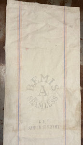 Vintage Bemis “A” Extra Heavy Seedless Grain Sack