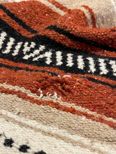 Mexican Falsa Blanket in Rust
