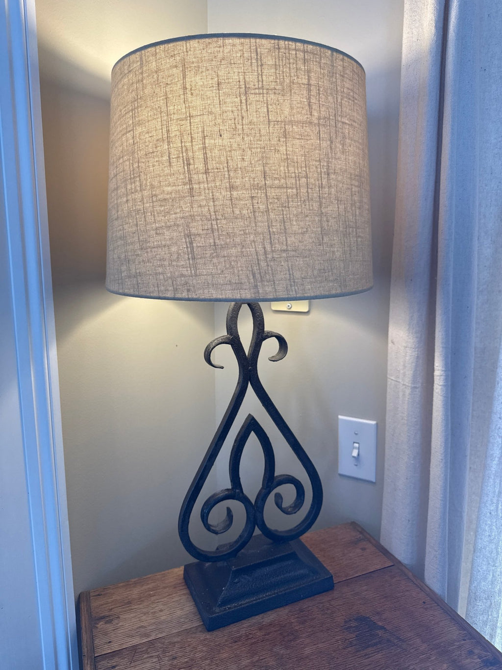 Iron Lamp & Shade – Lamps by The Olde 1840