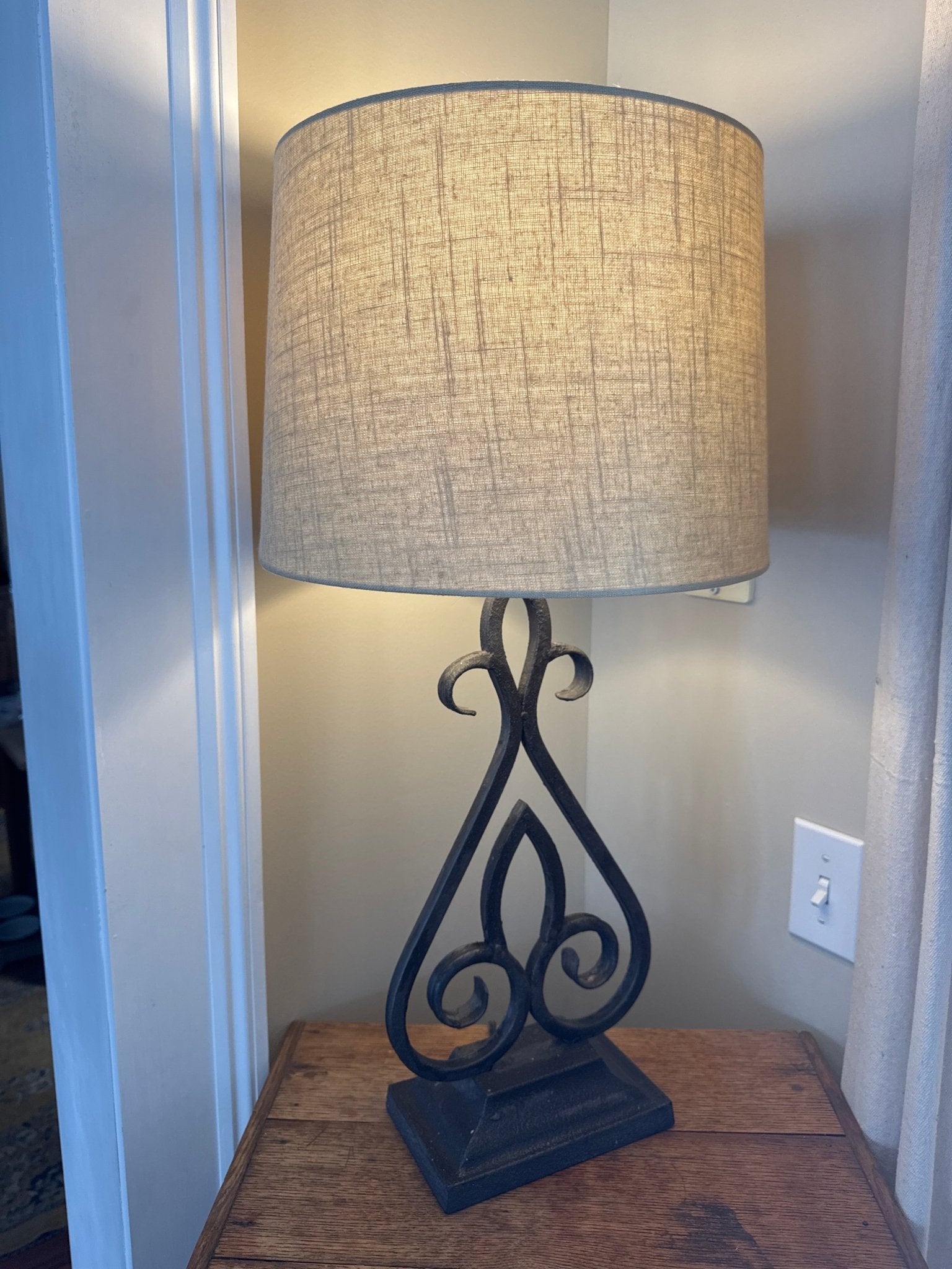 Iron Lamp & Shade – Lamps by The Olde 1840