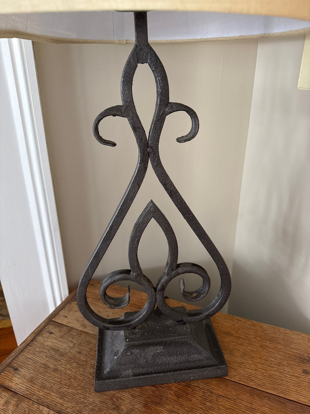 Iron Lamp & Shade – Lamps by The Olde 1840