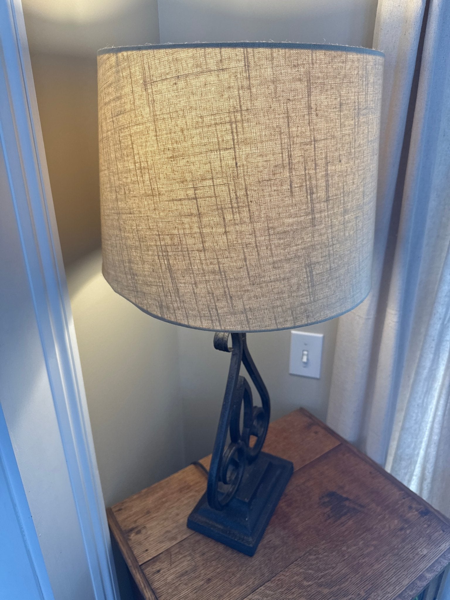 Iron Lamp & Shade – Lamps by The Olde 1840