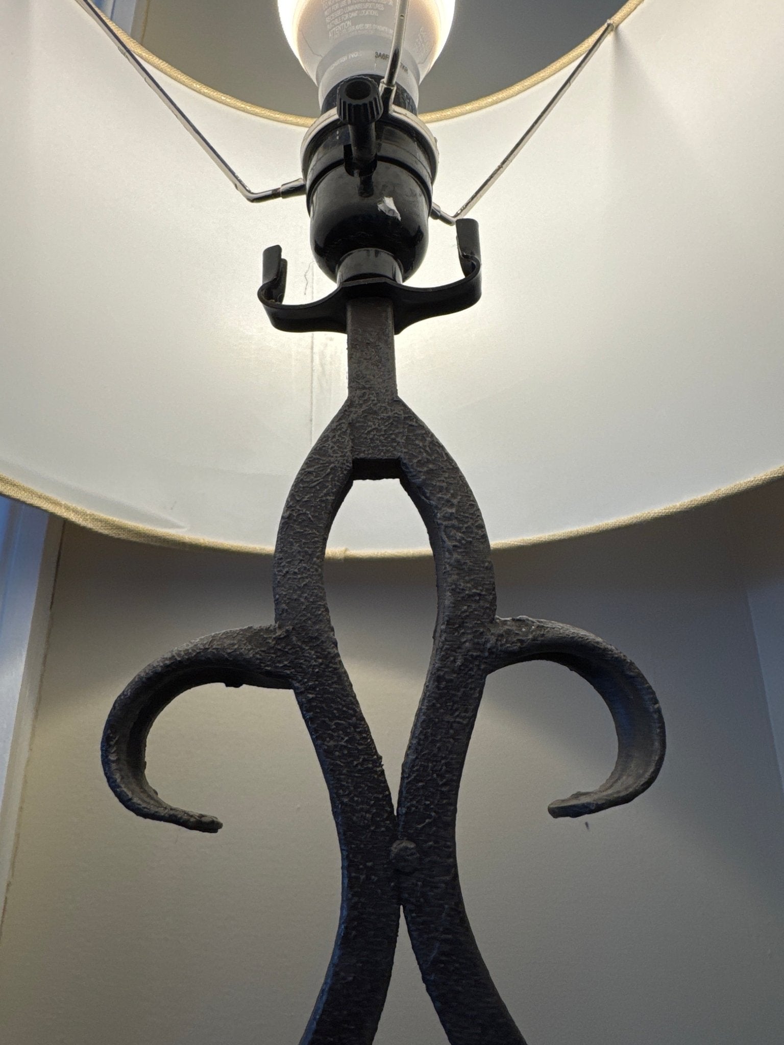 Iron Lamp & Shade – Lamps by The Olde 1840