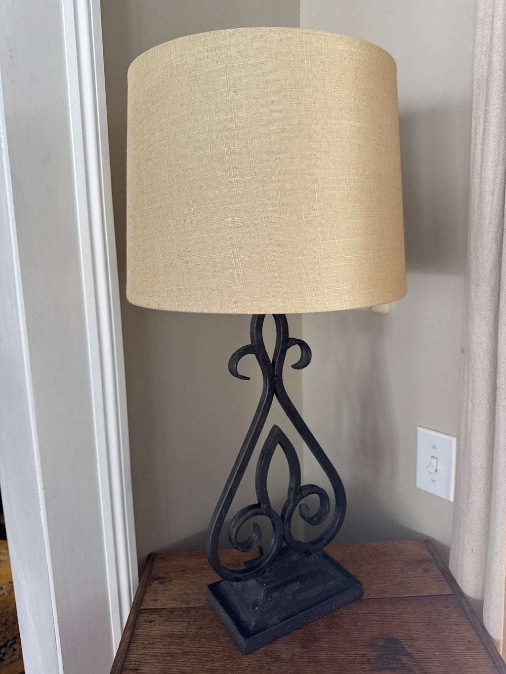 Iron Lamp & Shade – Lamps by The Olde 1840