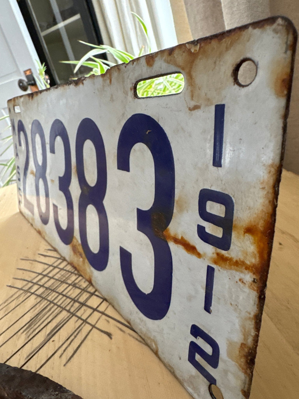 Massachusetts Porcelain License Plate - 1912 – Decor by The Olde 1840