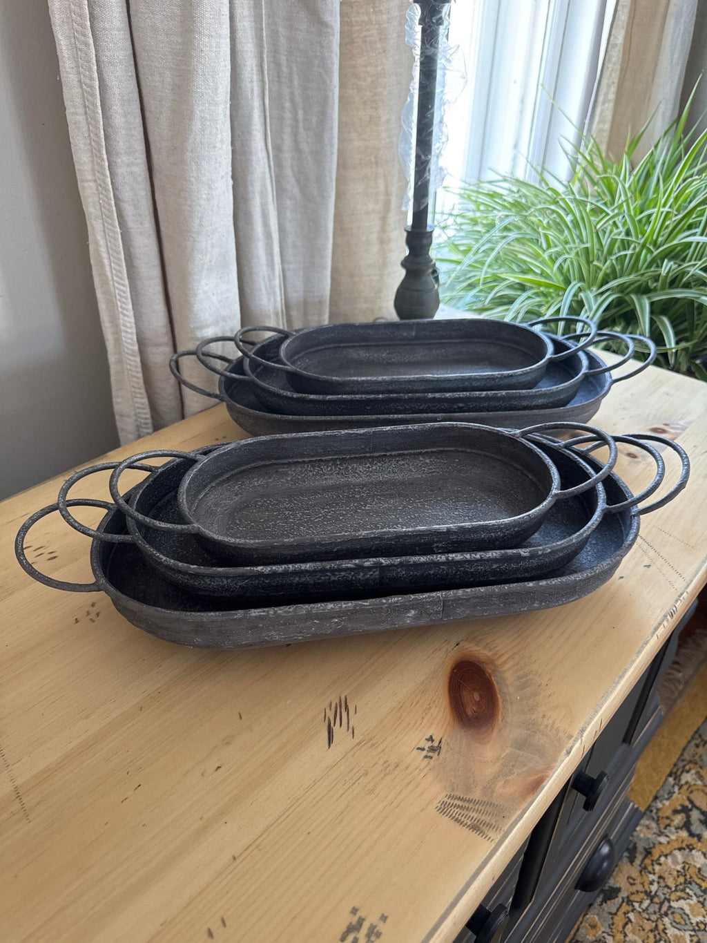 Metal Tray - Large - 18” – Decor by The Olde 1840