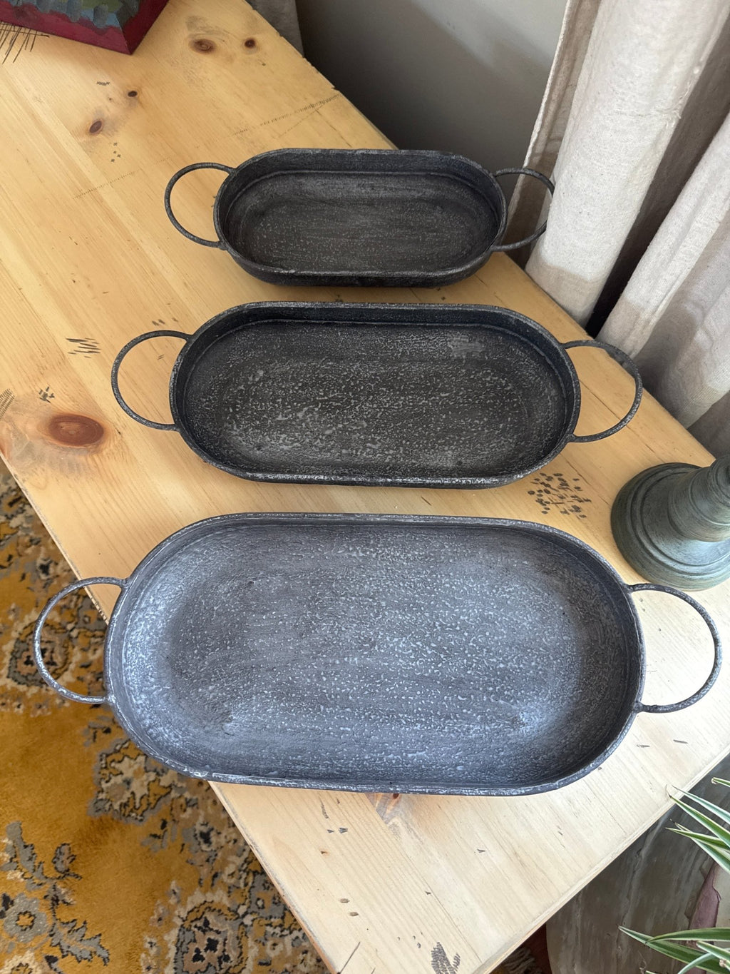 Metal Tray - Large - 18” – Decor by The Olde 1840