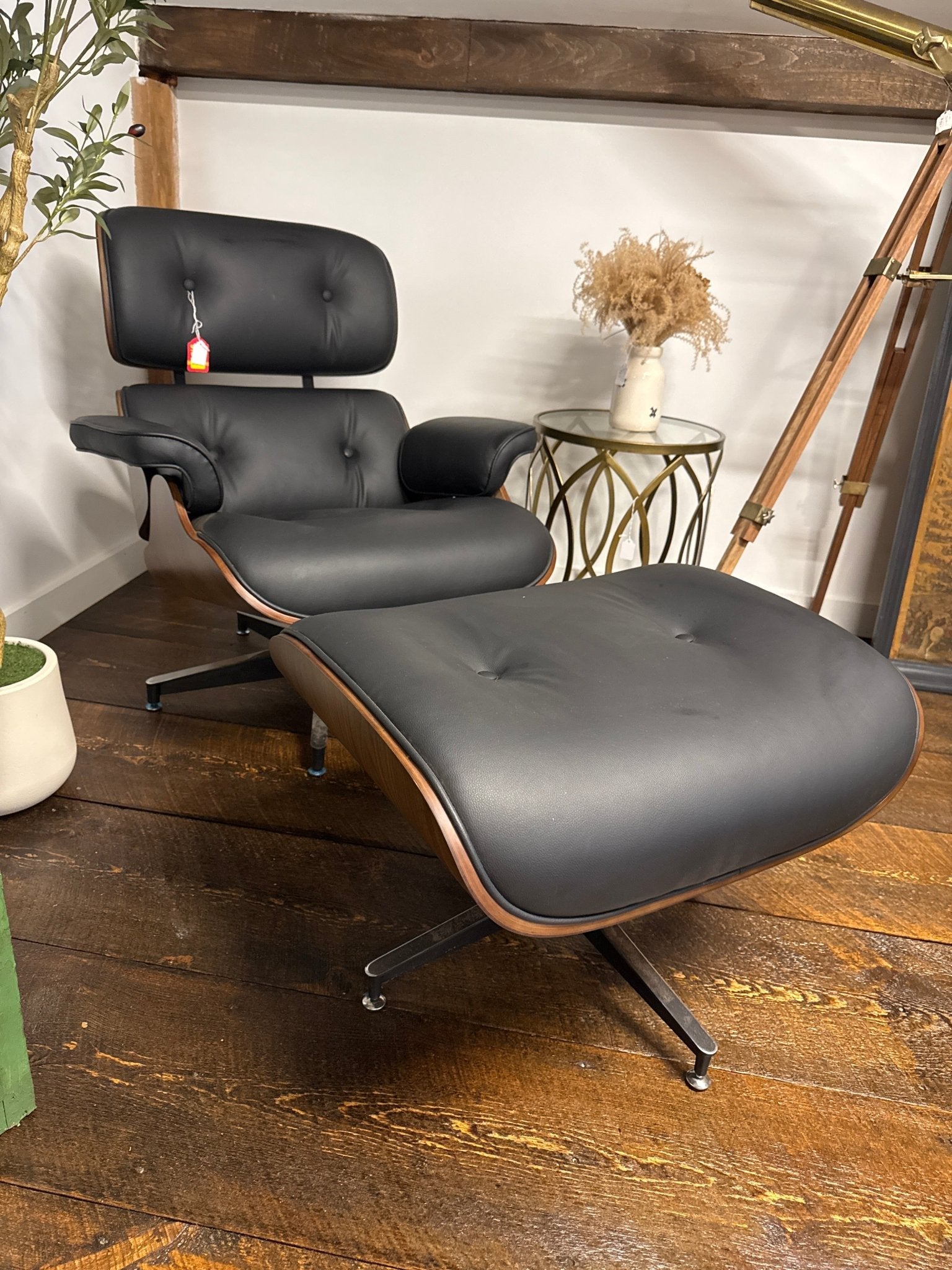 Mid - Century Lounge Chair & Ottoman Set – Accent Chairs by The Olde 1840