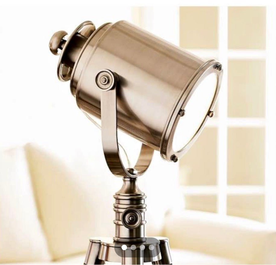 Pottery Barn Photographer's Adjustable Tripod Metal Floor Lamp (52"-73") – Lamps by The Olde 1840