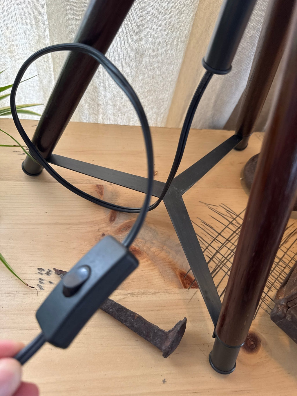 Pottery Barn Photographer's Tripod Metal Desk Lamp (24” Tall) – Lamps by The Olde 1840