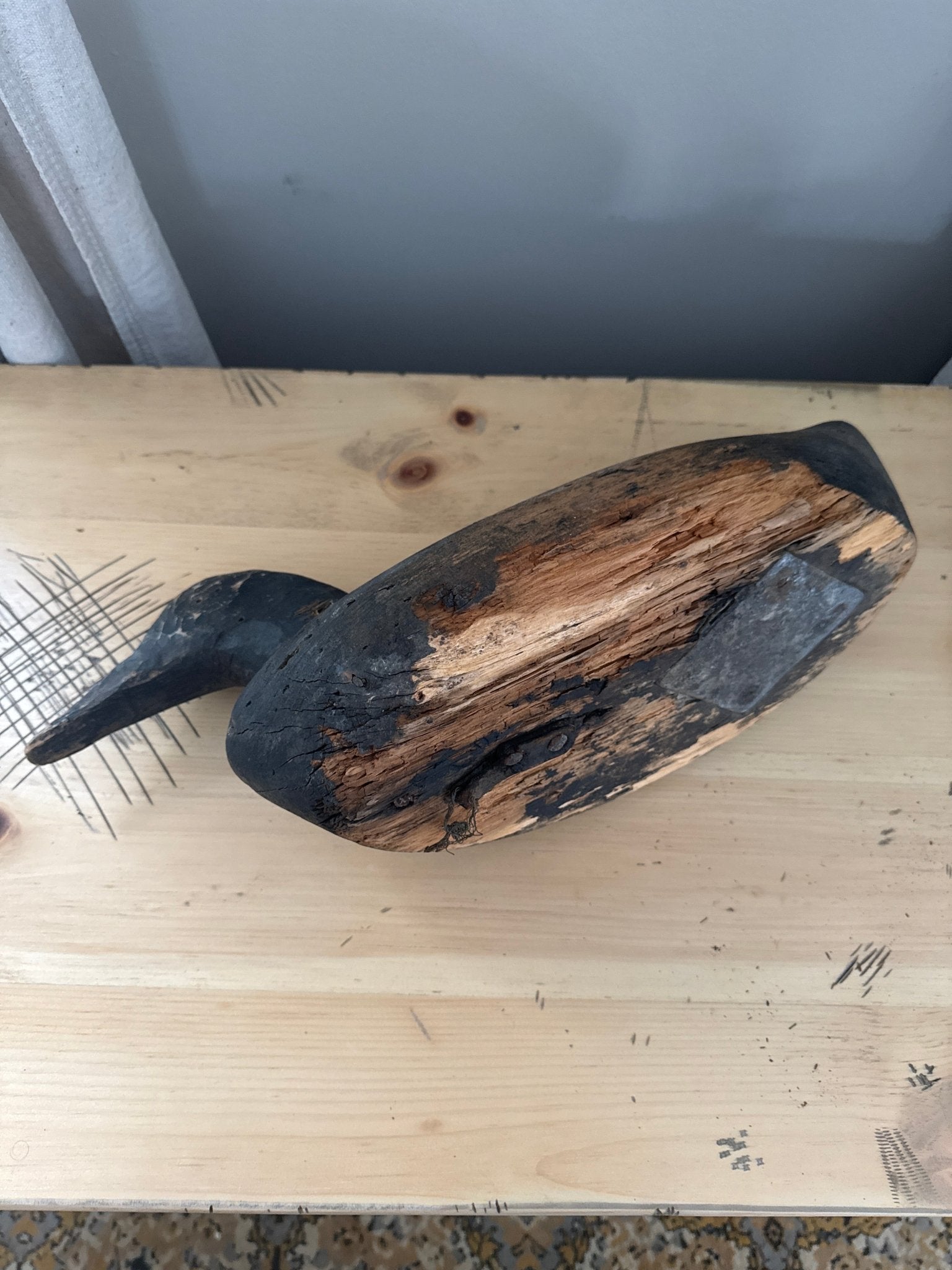 Primitive Solid Wood Duck Decoy – Decor by The Olde 1840