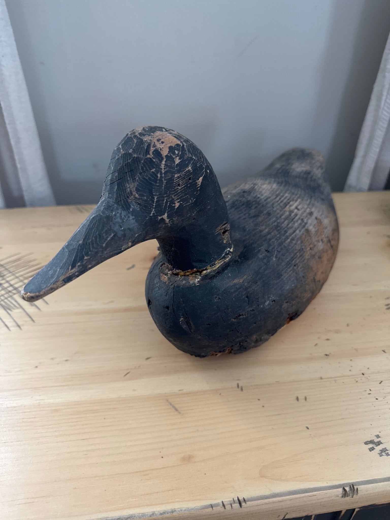 Primitive Solid Wood Duck Decoy – Decor by The Olde 1840