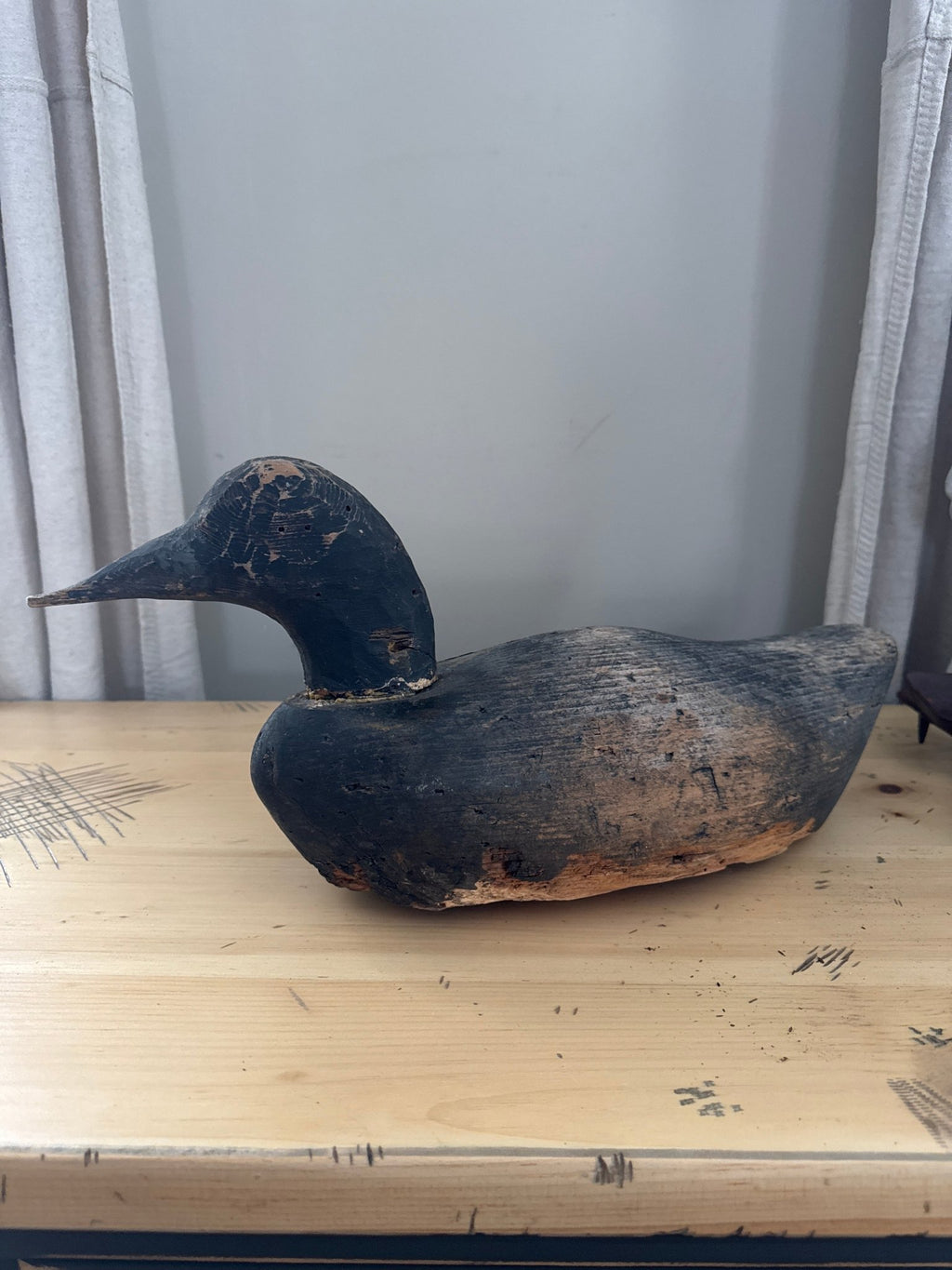 Primitive Solid Wood Duck Decoy – Decor by The Olde 1840