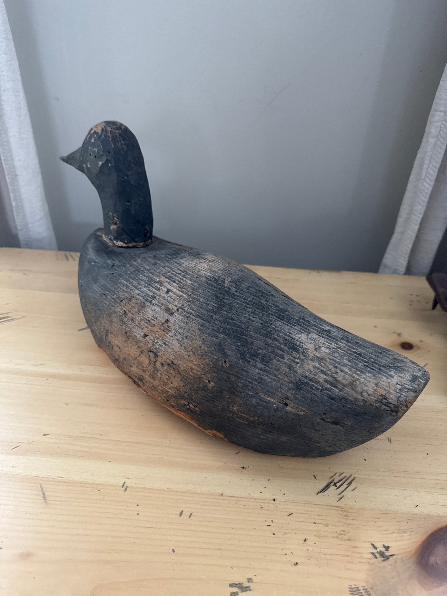 Primitive Solid Wood Duck Decoy – Decor by The Olde 1840