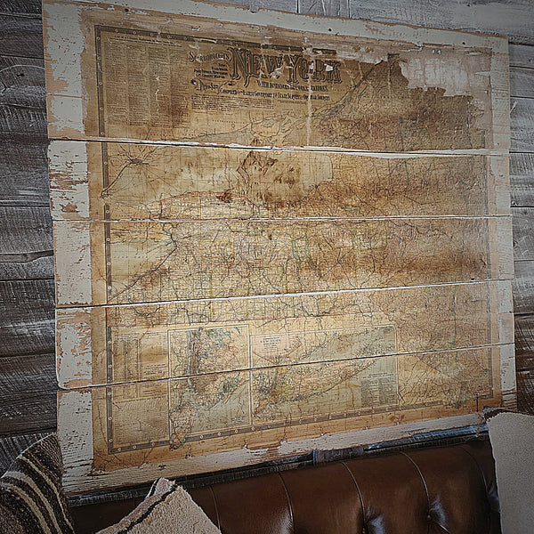 C.1903 New York Railroad Map