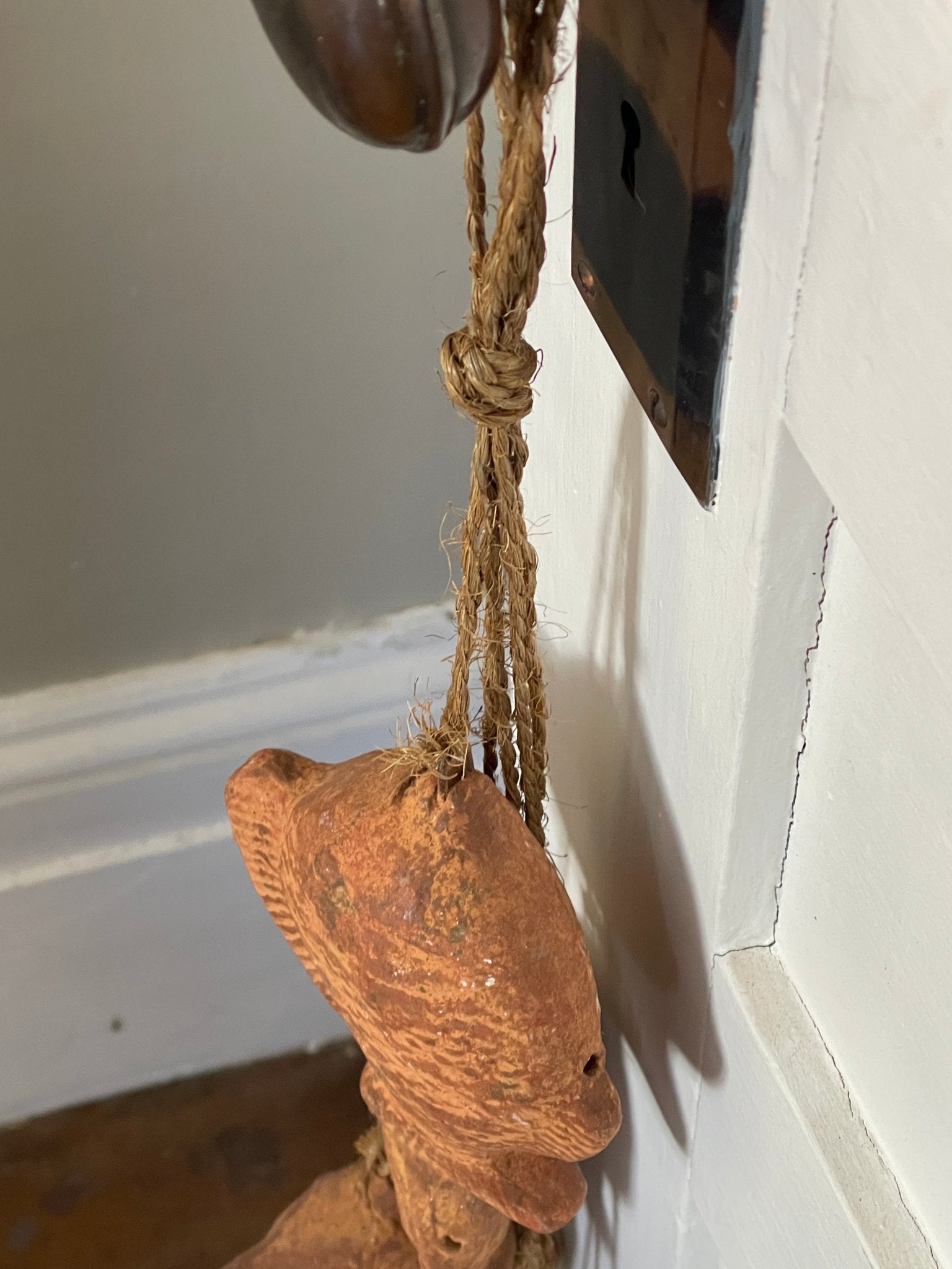 Rustic Terracotta Fish Wind Chime Wall Decor – by The Olde 1840