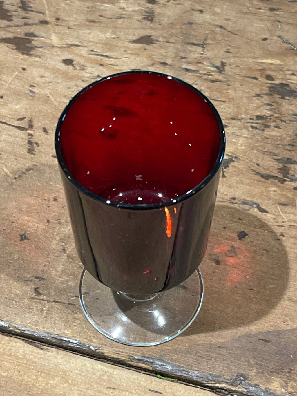 Vintage 1970s Luminarc Cavalier Ruby Red Glass Goblet | France – Kitchen & Dining by The Olde 1840