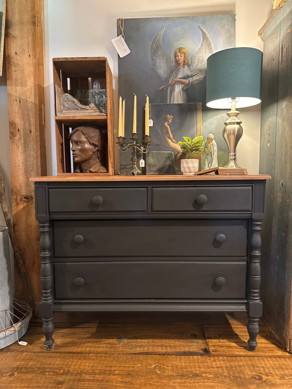 Vintage Chest of Drawers Dresser – Furniture by The Olde 1840
