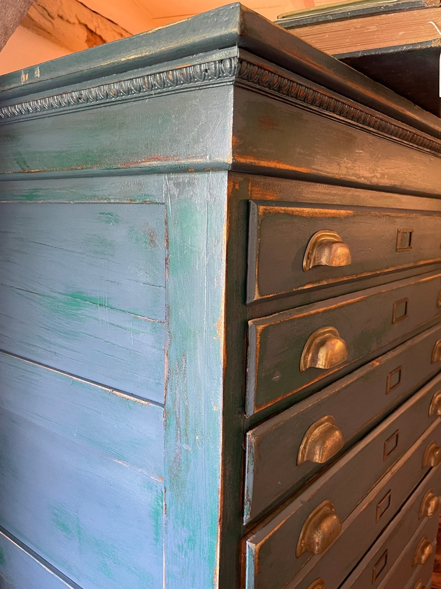 Vintage Industrial Flat File Cabinet / Blueprint Cabinet – Furniture by The Olde 1840