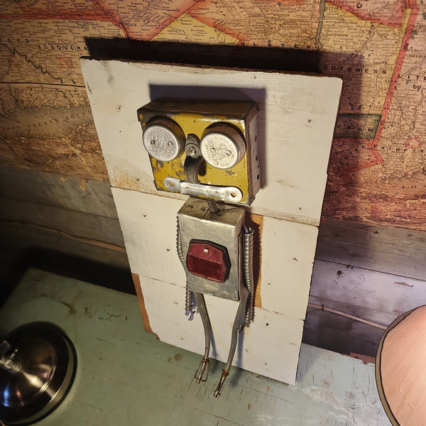 Handcrafted Robot Folk Art - Medium