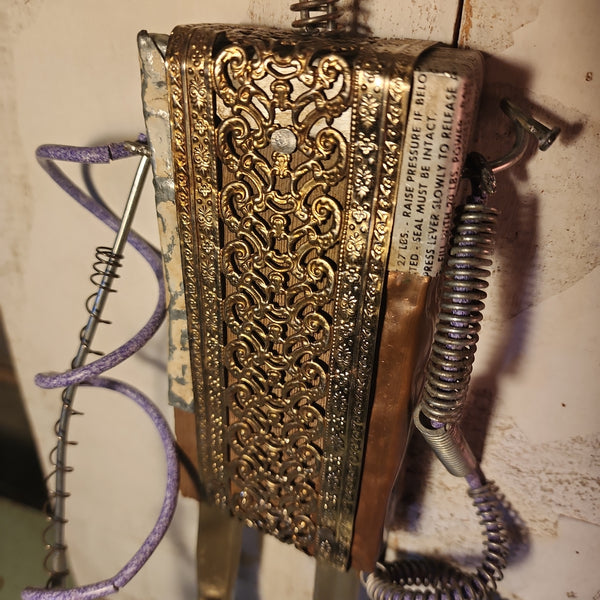 Handcrafted Robot Folkart - Medium