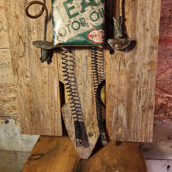 Handcrafted Robot Folk Art - Medium