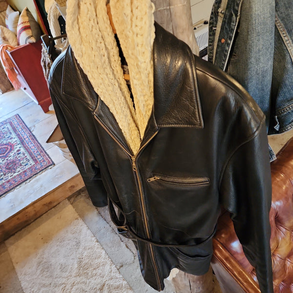 Woman's Leather Jacket - Size M