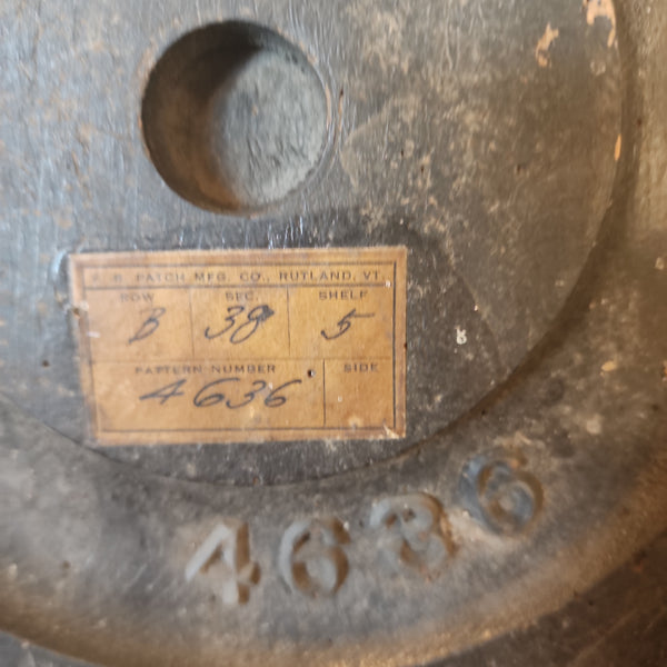 Antique Wood Pulley