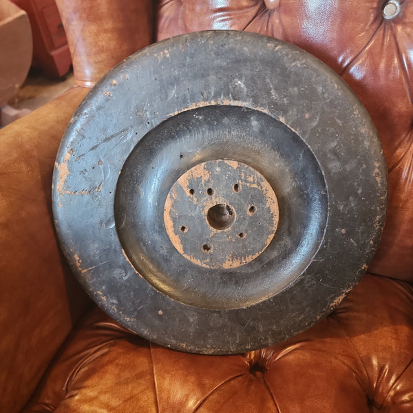 Antique Wood Pulley