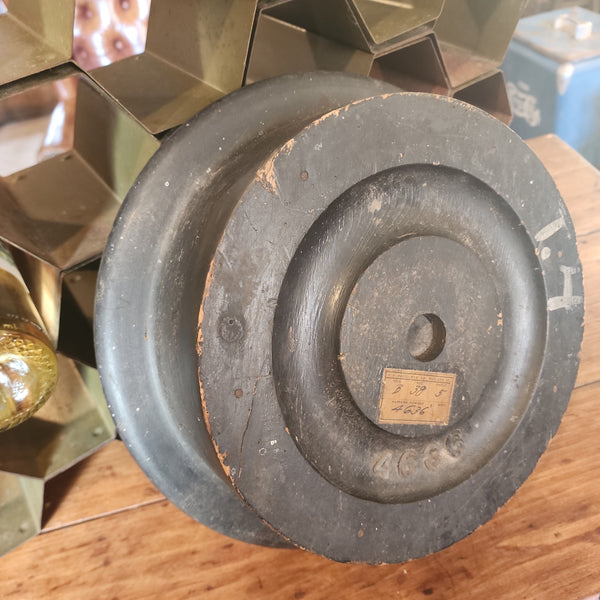 Antique Wood Pulley