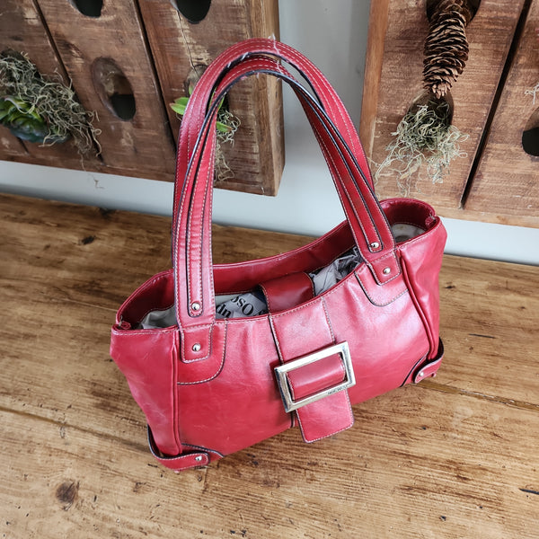 Red Leather Bag from Nine West
