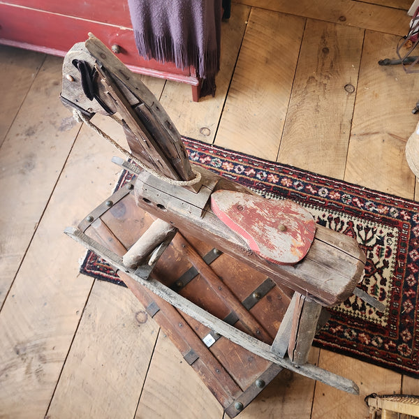 Antique Folkart Rocking Horse