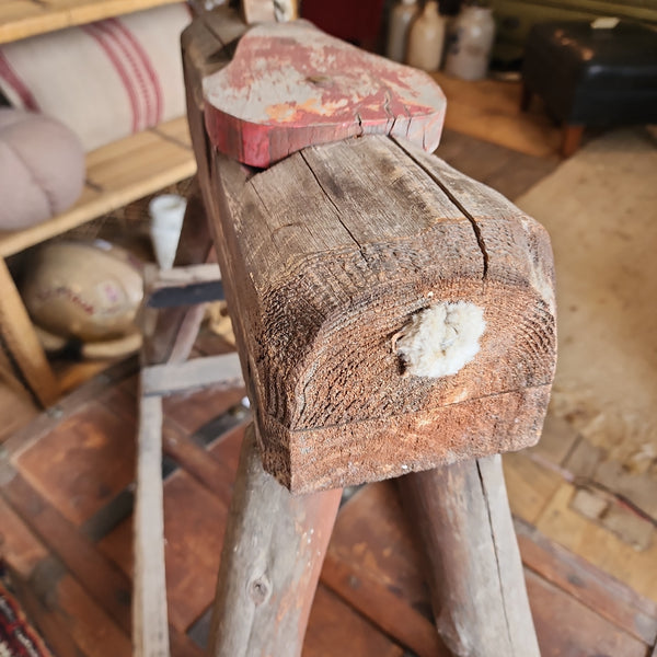 Antique Folkart Rocking Horse
