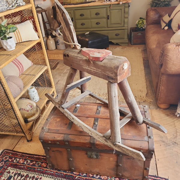 Antique Folkart Rocking Horse