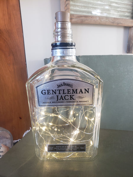 Gentleman's Jack Daniels LED Bottle Lamp - 750ML