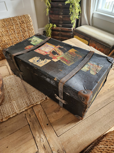 Vintage Leather Traveler Luggage