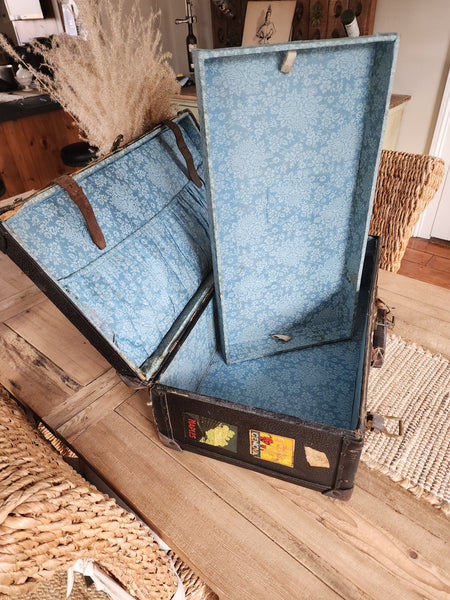 Vintage Leather Traveler Luggage