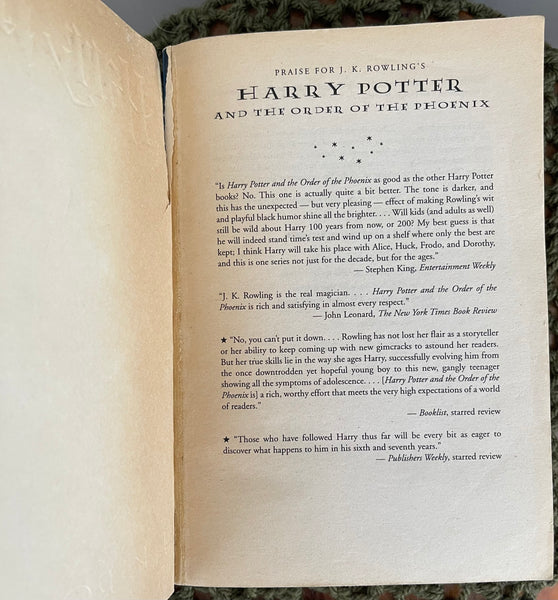Harry Potter Book Series Set