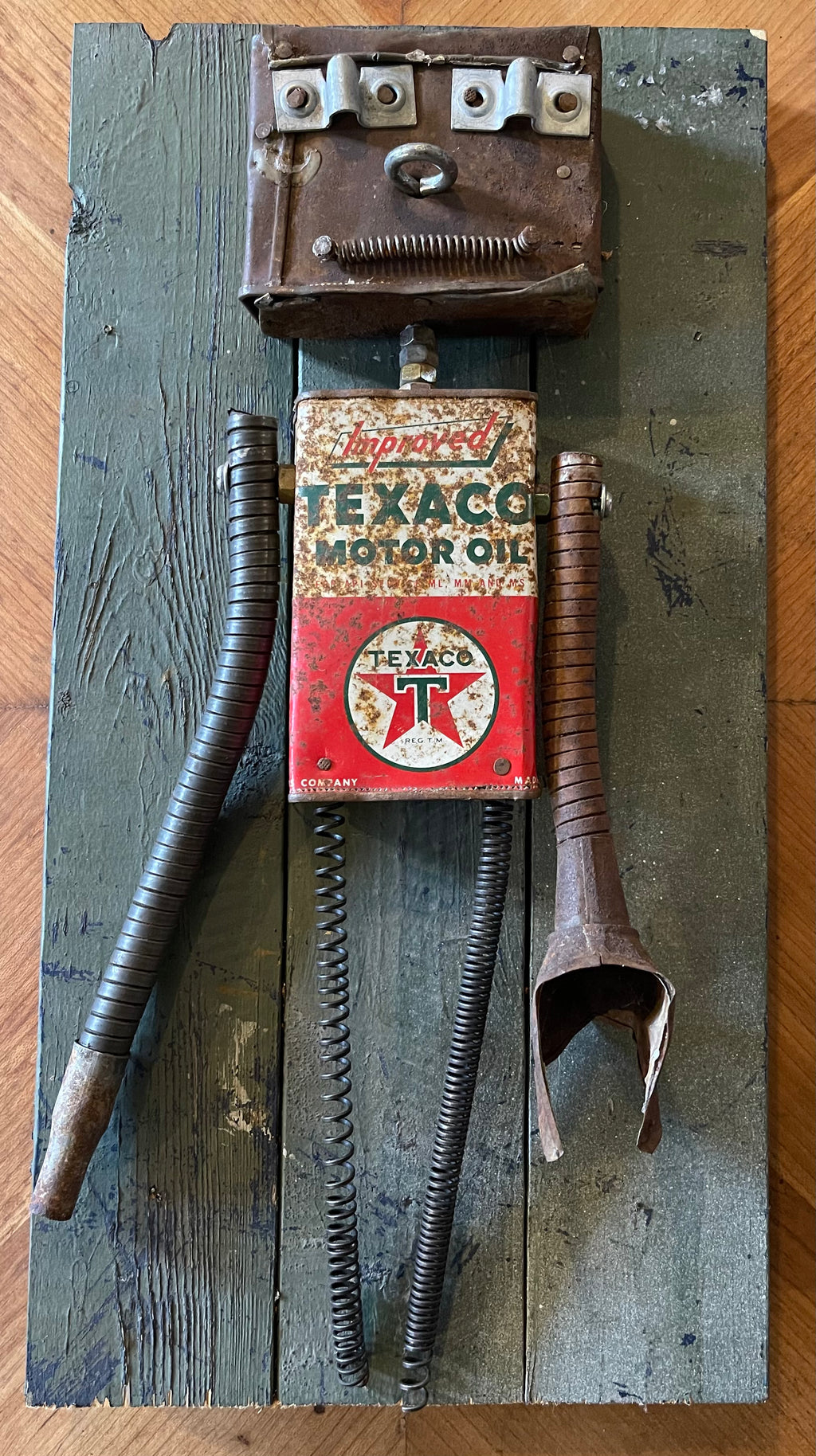 Handcrafted Robot Folk Art – Decor by The Olde 1840