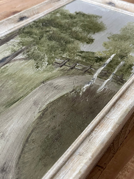 Country Side Path Framed Oil Painting