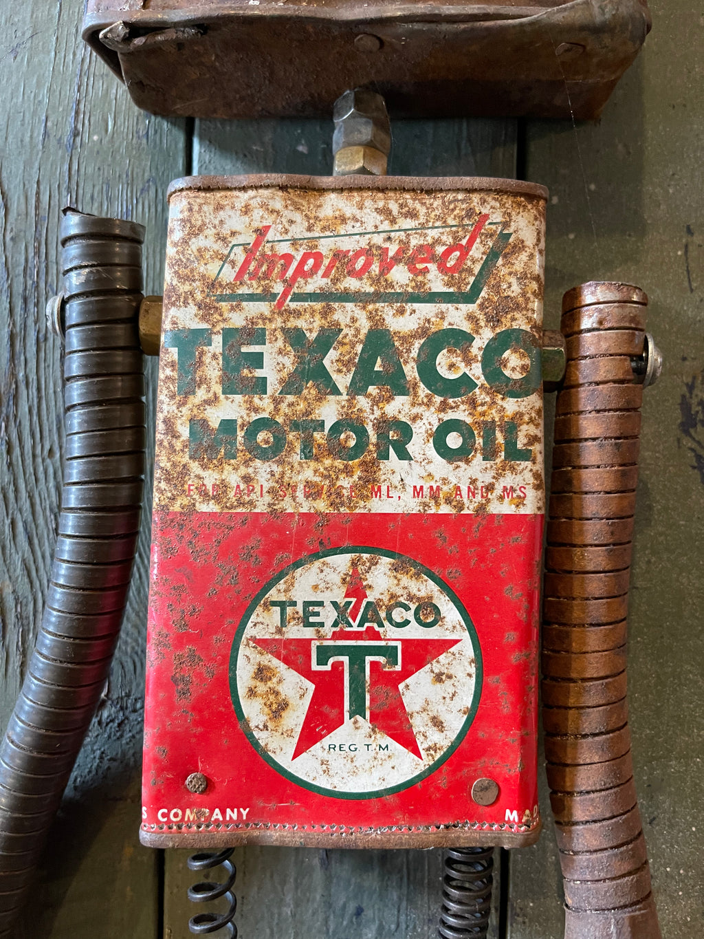 Handcrafted Metal Robot Folk Art Sculpture - 5 – Decor by The Olde 1840