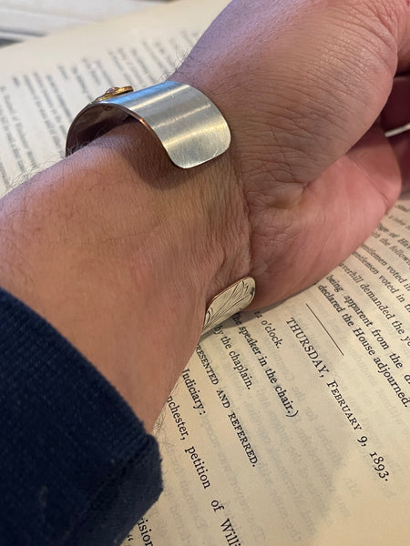 Machine Plate Cuff Bracelet  - Sonora