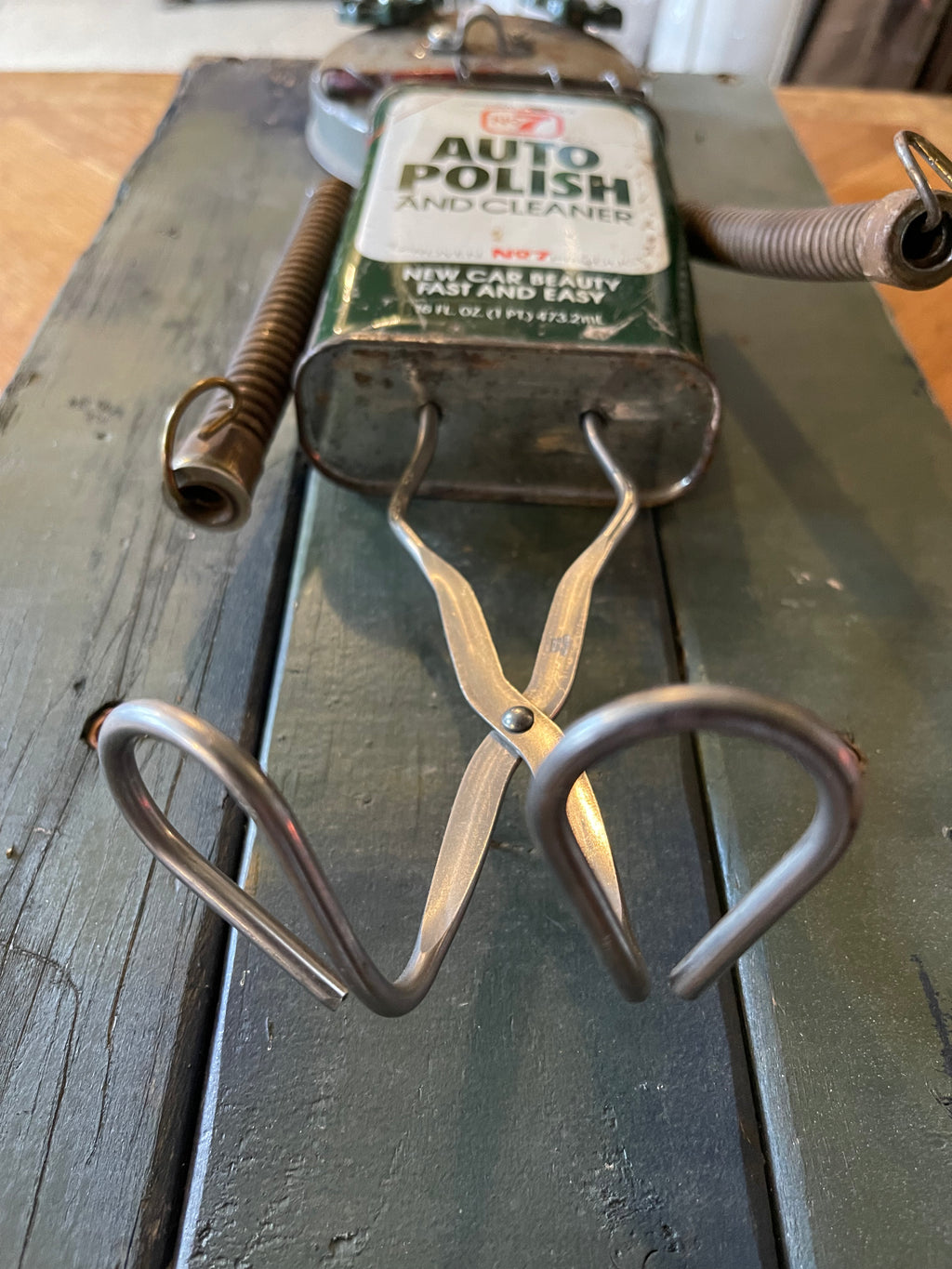 Handcrafted Metal Robot Folk Art Sculpture - 4 – Decor by The Olde 1840