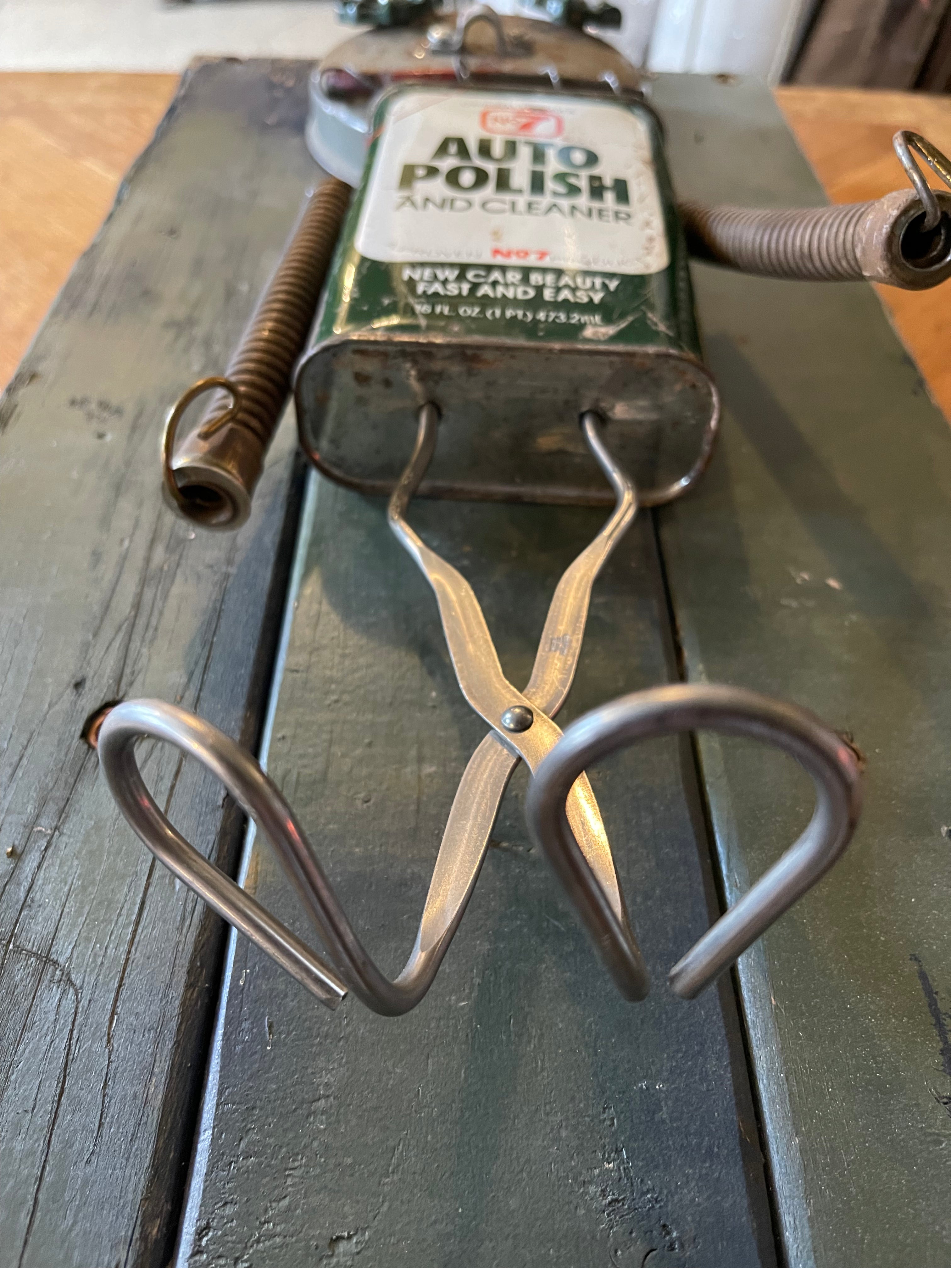 Handcrafted Metal Robot Folk Art Sculpture - 4 – Decor by The Olde 1840