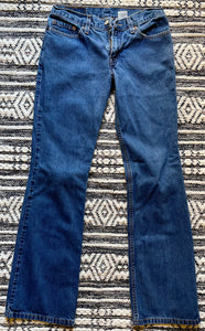 Levis Denim Low Rise Flare Stretch Jeans